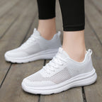 Damen Modische Laufschuhe mit atmungsaktiver Netzstruktur und flexibler Dämpfung R&B