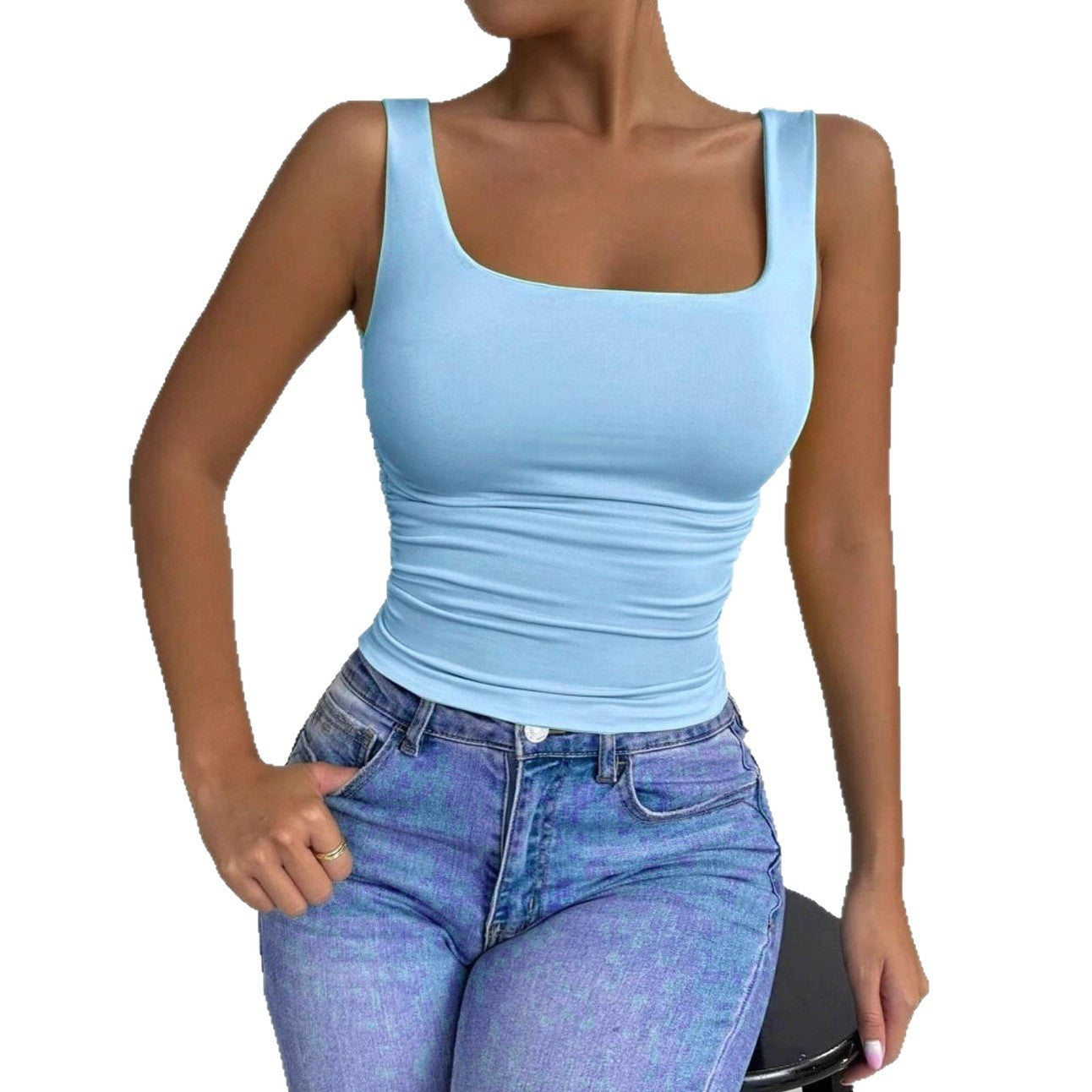 Damen Figurbetontes Top R&B
