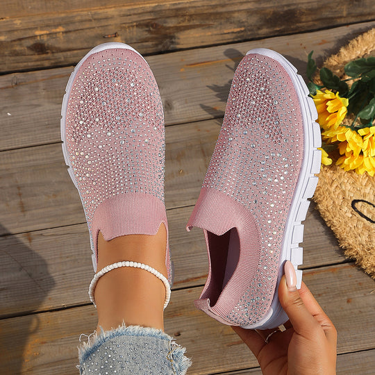 Damen Bequeme Slip-On Sneakers mit atmungsaktivem Obermaterial R&B