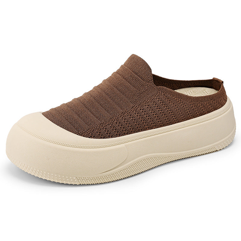 Damen Slip-On Freizeitschuhe mit atmungsaktivem Obermaterial R&B
