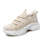 Damen Sportliche Sneaker mit elastischem Halt und atmungsaktiver Oberflächenstruktur R&B