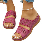 Damen Elegante und bequeme Clogs mit floralen Einsätzen und ergonomischem Fußbett R&B