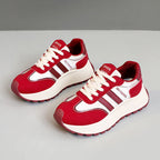 Damen Sportliche Chunky Sneakers mit rutschfester Laufsohle und atmungsaktivem Obermaterial R&B