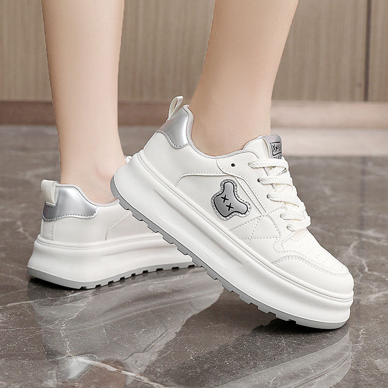 Damen Chunky Sneakers mit atmungsaktiver Mesh-Oberfläche und rutschfester Sohle R&B