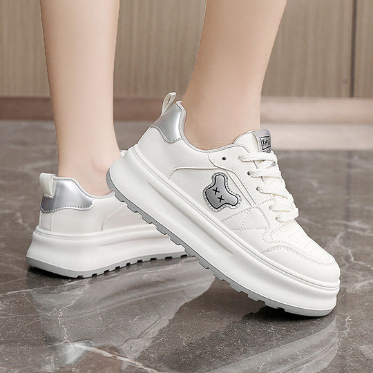 Damen Chunky Sneakers mit atmungsaktiver Mesh-Oberfläche und rutschfester Sohle R&B