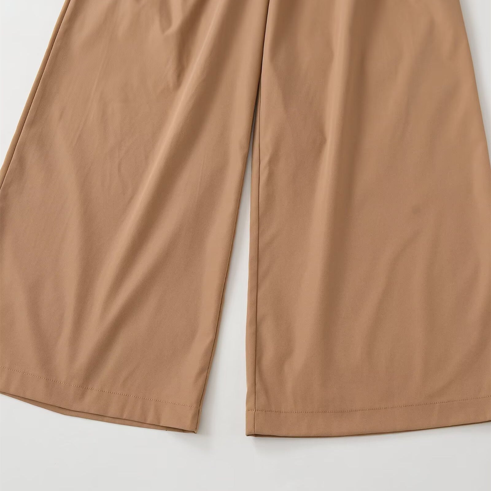 Damen weite Hochbundhose mit abnehmbarem Gürtel R&B