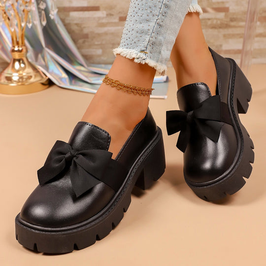 Damen Wedge-Pantoletten mit Schleifen-Detail R&B