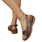Damen Komfortable Freizeitsandalen mit verstellbarem Riemendesign und anatomischem Fußbett R&B