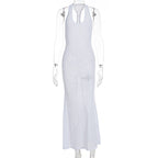 Damen Maxikleid mit elegantem Rücken-Ausschnitt R&B