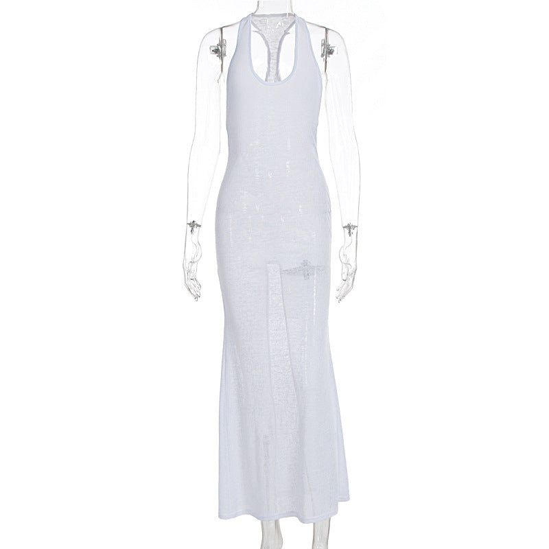 Damen Maxikleid mit elegantem Rücken-Ausschnitt R&B