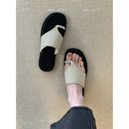 Damen Zehentrenner-Sandalen mit elegantem Riemendesign R&B