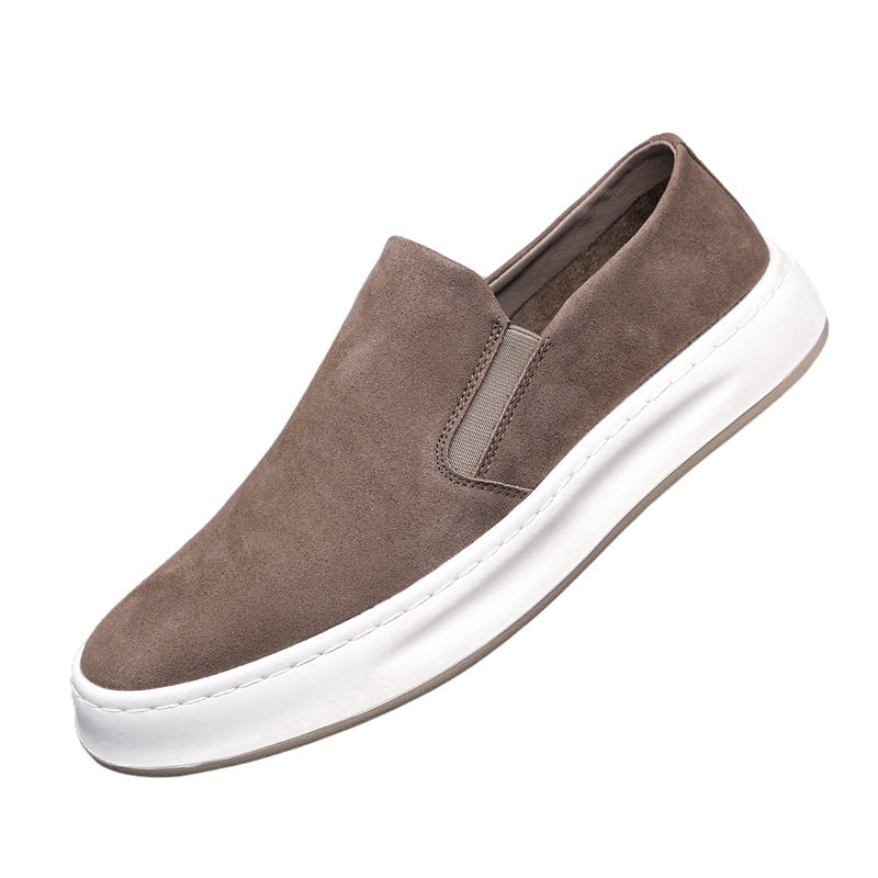 Damen Slip-On Sneakers aus hochwertigem Wildleder mit rutschfester Sohle und gepolsterter Innensohle R&B