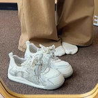 Damen Trendige Sneakers mit atmungsaktiver Mesh-Oberfläche und komfortabler Dämpfung R&B