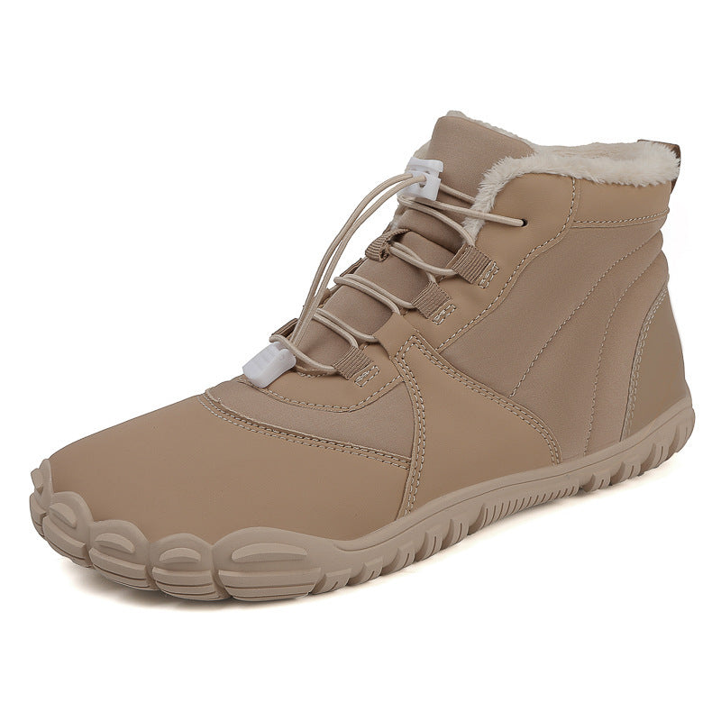 Damen isolierte Winterstiefel mit flexiblem Schnellschnürsystem und rutschfester Sohle