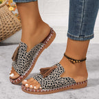 Damen Offene Freizeit-Sandalen mit modischem Quasten-Detail und rutschfester Sohle R&B