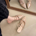 Damen Elegante Sling-Pumps mit modischen Nieten-Details R&B