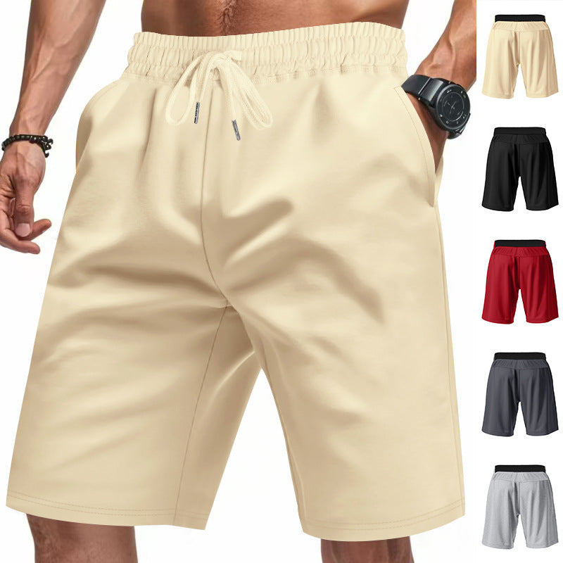 Herren Sportliche kurze Laufshorts mit elastischem Bund und praktischem Kordelzug R&B