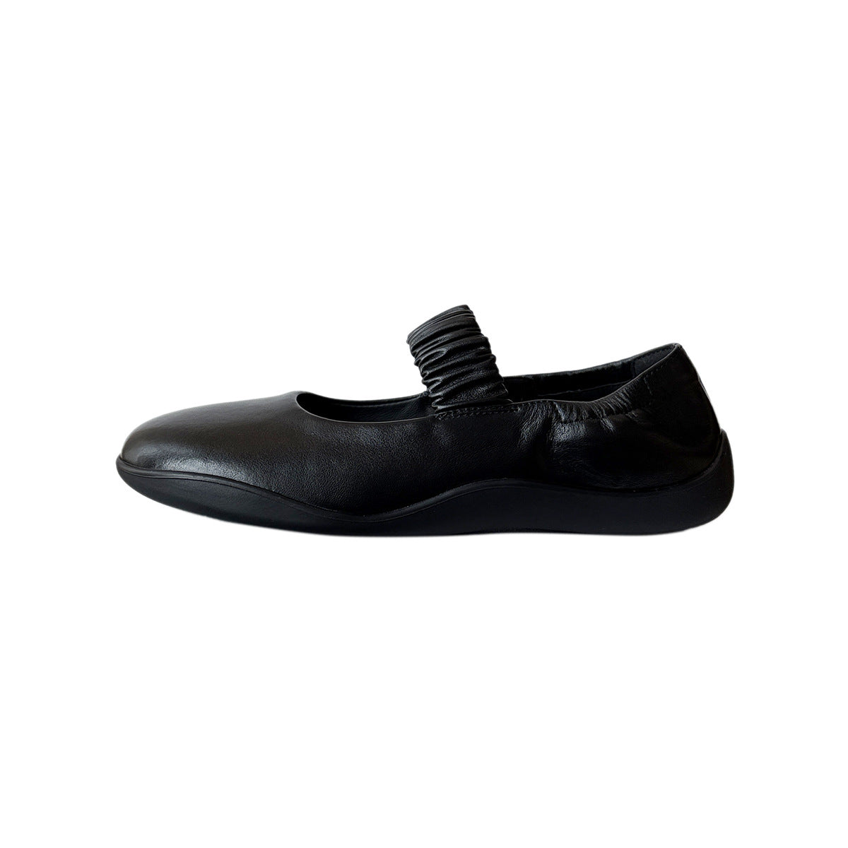Damen Ballerinas mit elastischem Riemchen und hochwertiger Leder-Oberfläche R&B