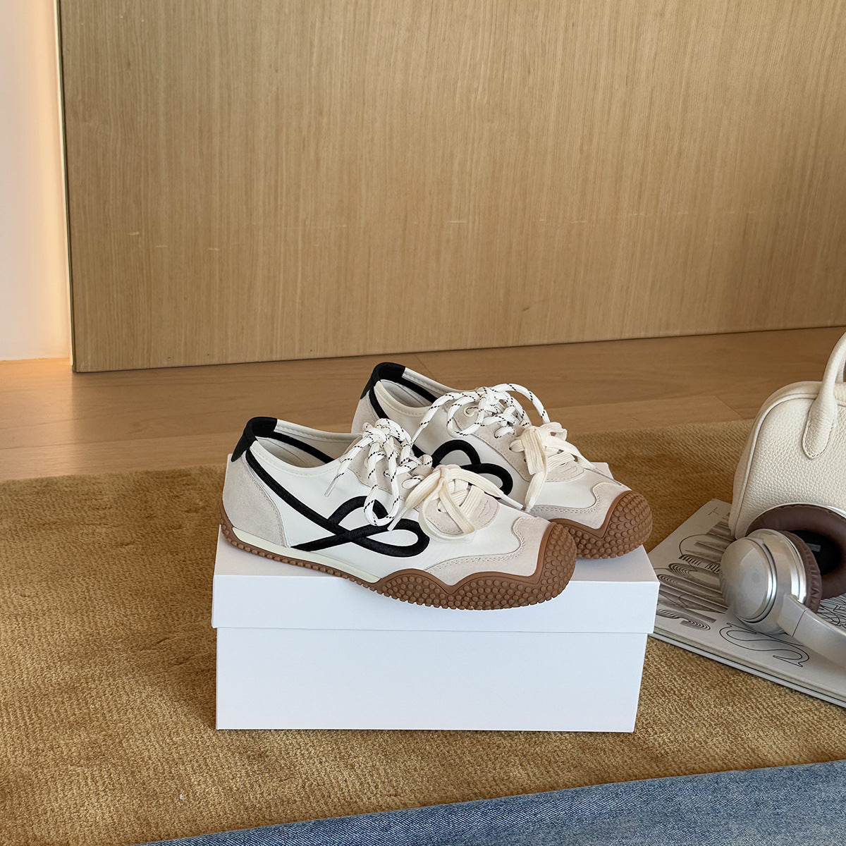 Damen Sportliche Freizeitschuhe mit rutschfester Gummisohle und atmungsaktivem Obermaterial