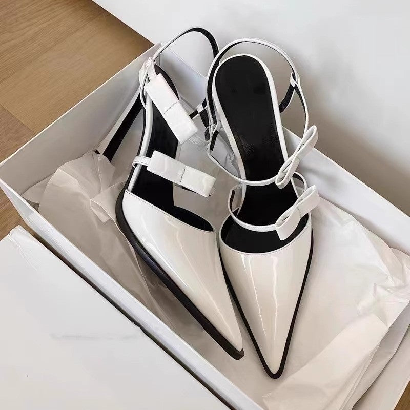 Damen elegante spitze Slingback-Pumps