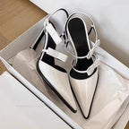 Damen elegante spitze Slingback-Pumps R&B