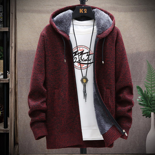 Herren bequeme und stylische Kapuzenjacke R&B