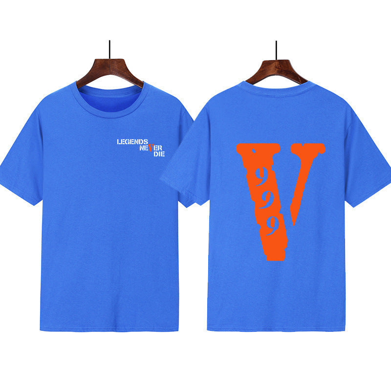 Damen Grafik T-Shirt mit originellem Schriftzug und kreativem Design R&B