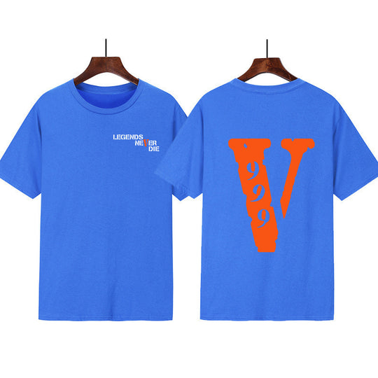 Damen Grafik T-Shirt mit originellem Schriftzug und kreativem Design R&B