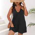Damen eleganter Beach-Jumpsuit R&B