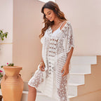 Damen elegance Häkel Strandüberwurf R&B