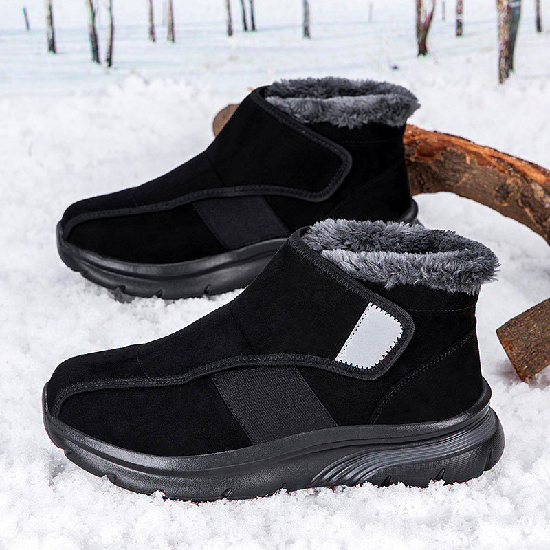 Damen isolierte Winterstiefel mit rutschfester Sohle und praktischer Klettverschlussfunktion R&B