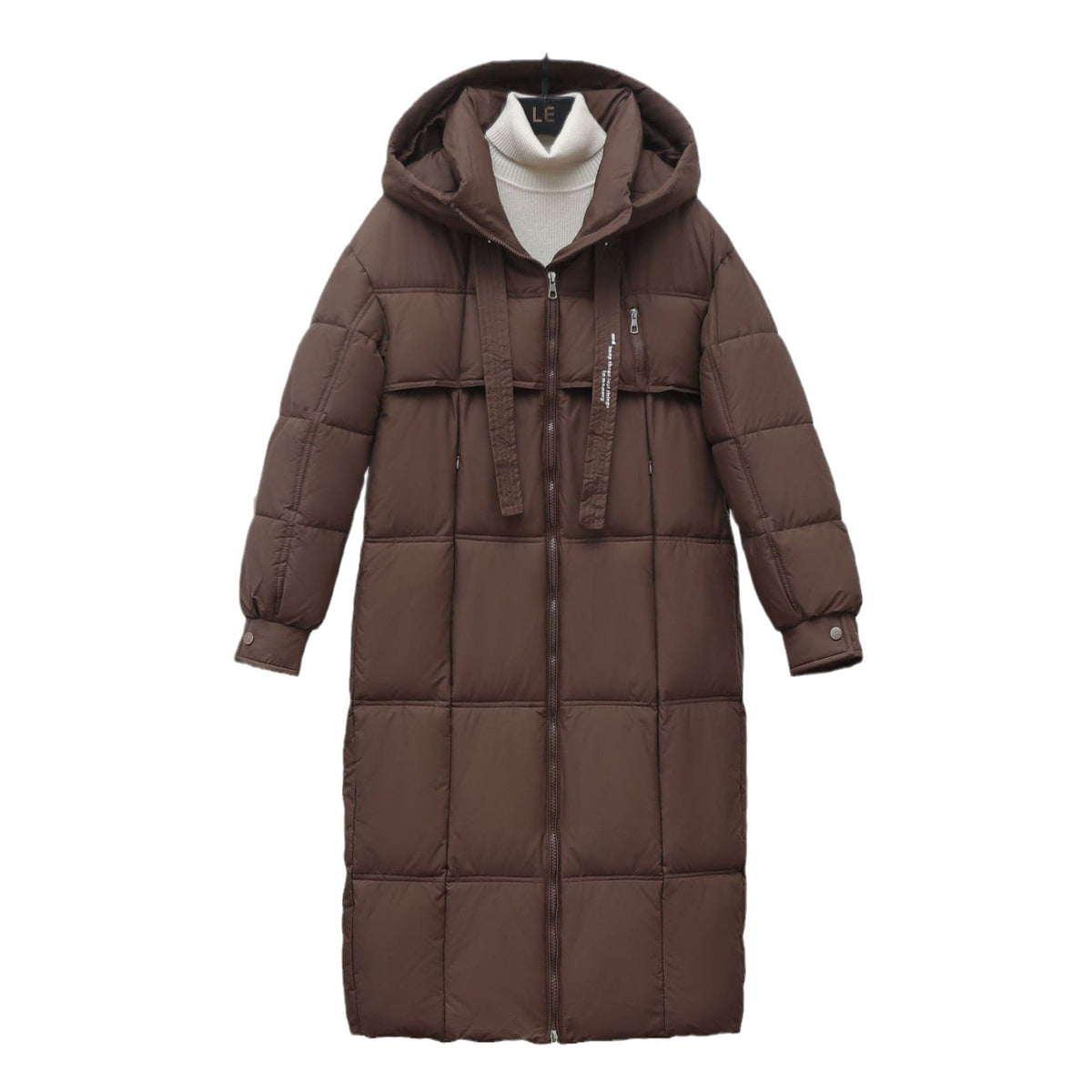 Damen Lange Daunenjacke R&B