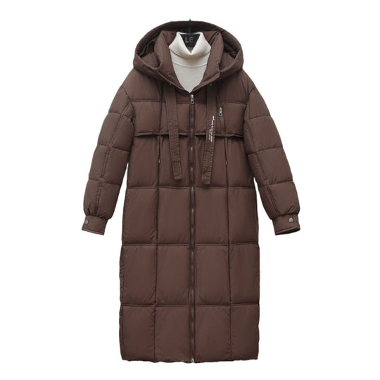 Damen Lange Daunenjacke R&B