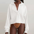 Damen Oversized Kapuzenpullover R&B