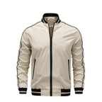 Herren sportliche Freizeitjacke im College-Stil