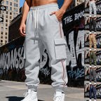 Herren nan Cargojogginghose mit Kordelzug, seitlichen Cargotaschen und elastischen Bündchen R&B