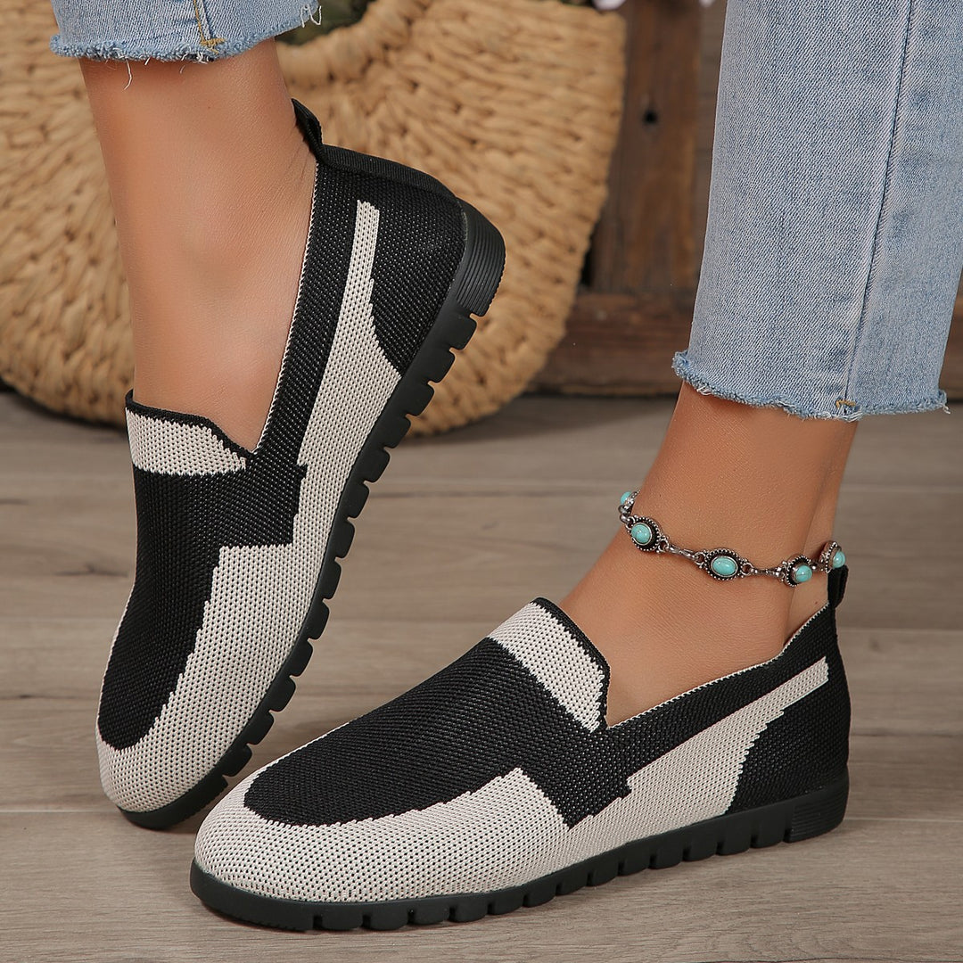 Damen atmungsaktive Ballerinas aus flexiblem Gewebe R&B