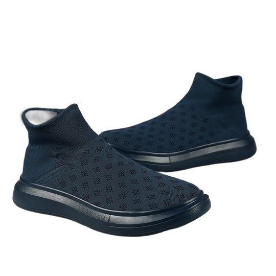 Damen Strick-Sneaker mit flexiblem Knöchelabschluss und atmungsaktiver Sohle R&B