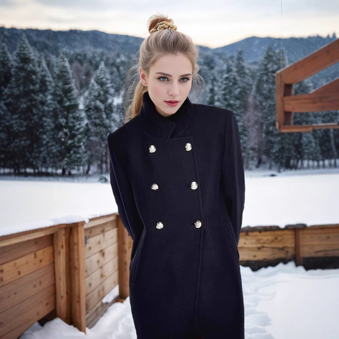 Damen modern geschnittene Doppelreiher Jacke R&B