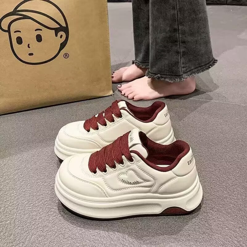Damen Sneaker mit dicker Sohle und atmungsaktivem Obermaterial R&B