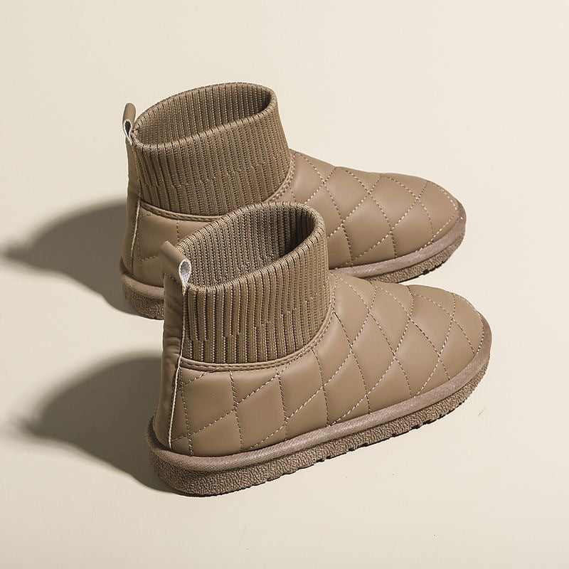 Damen Bequeme und stylische Winterboots mit elastischem Schaft und rutschfester Sohle R&B