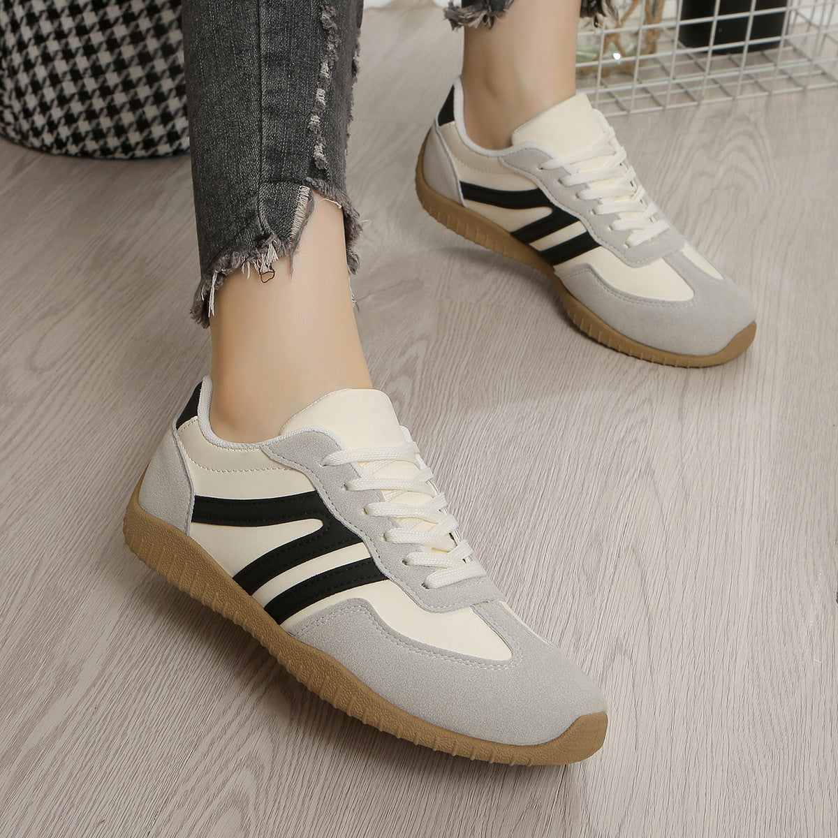 Damen Sportliche Sneakers mit Komfort-Dämpfung und atmungsaktivem Obermaterial R&B