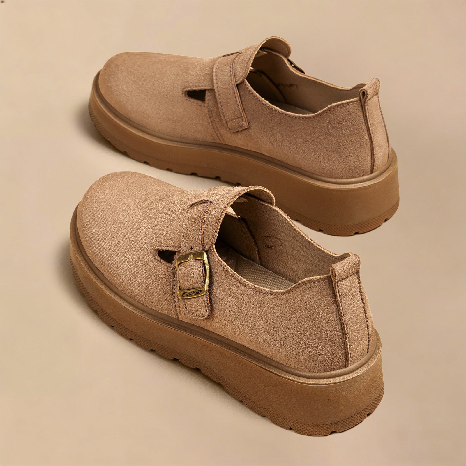 Damen Komfortable Clogs mit verstellbarem Riemen und rutschfester Sohle