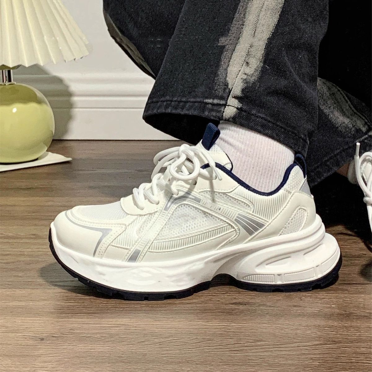 Damen modische Sportschuhe mit dämpfender Sohle und atmungsaktivem Obermaterial R&B