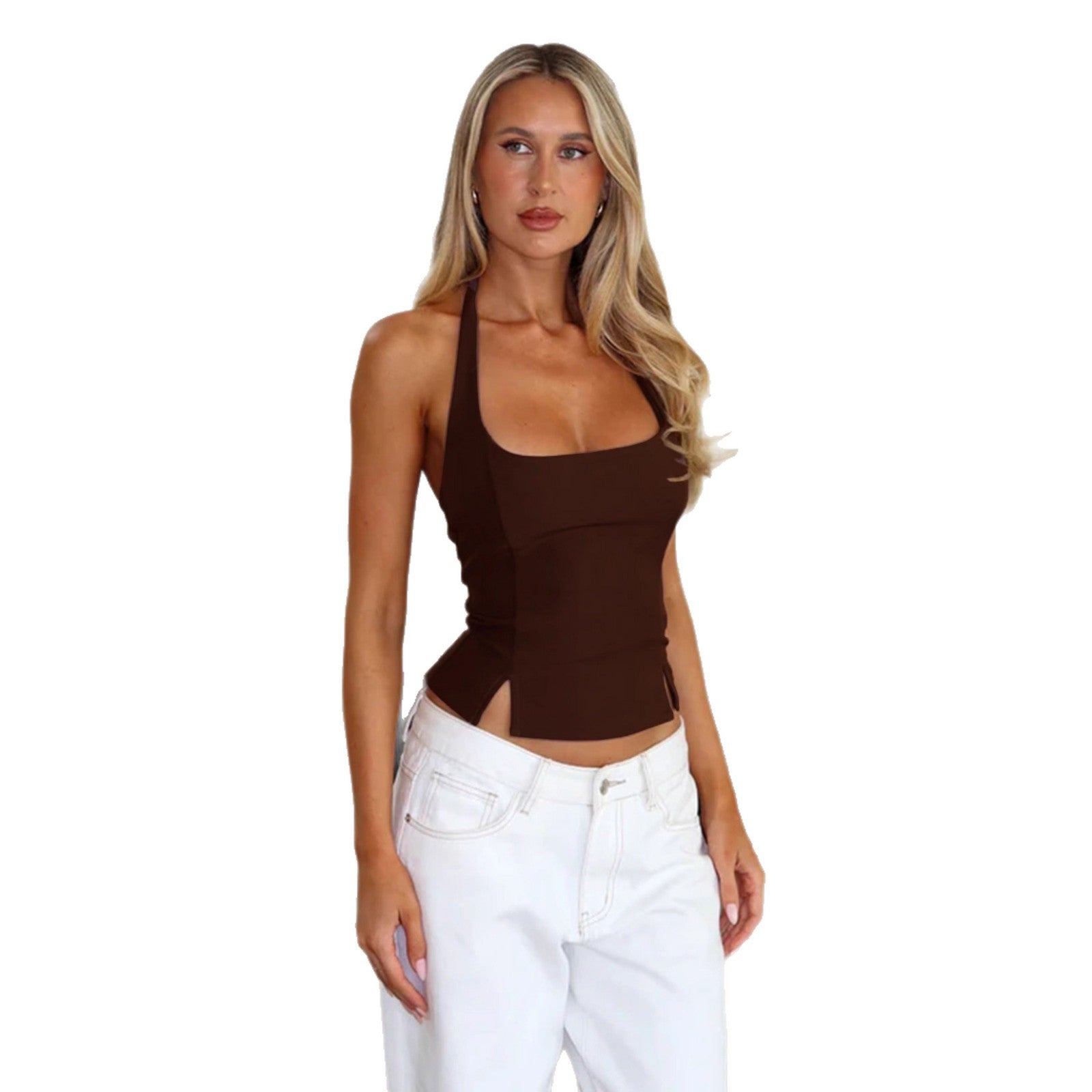 Damen Tanktop mit Ausschnitten R&B