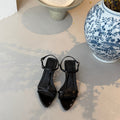 Damen Elegante Riemchen-Sandalen mit spitz zulaufender Zehenpartie und verstellbarem Riemen R&B