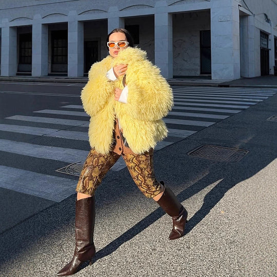Damen Kunstpelzjacke R&B