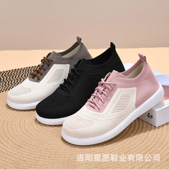 Damen hochwertige Fitness-Sneaker mit atmungsaktivem Obermaterial R&B