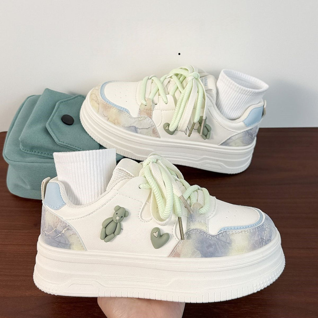 Damen Sportliche Sneakers mit verspielten Tierapplikationen und komfortabler Dämpfung R&B