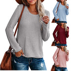 Damen Grobstrickpullover mit strukturiertem Design und lässigem Schnitt